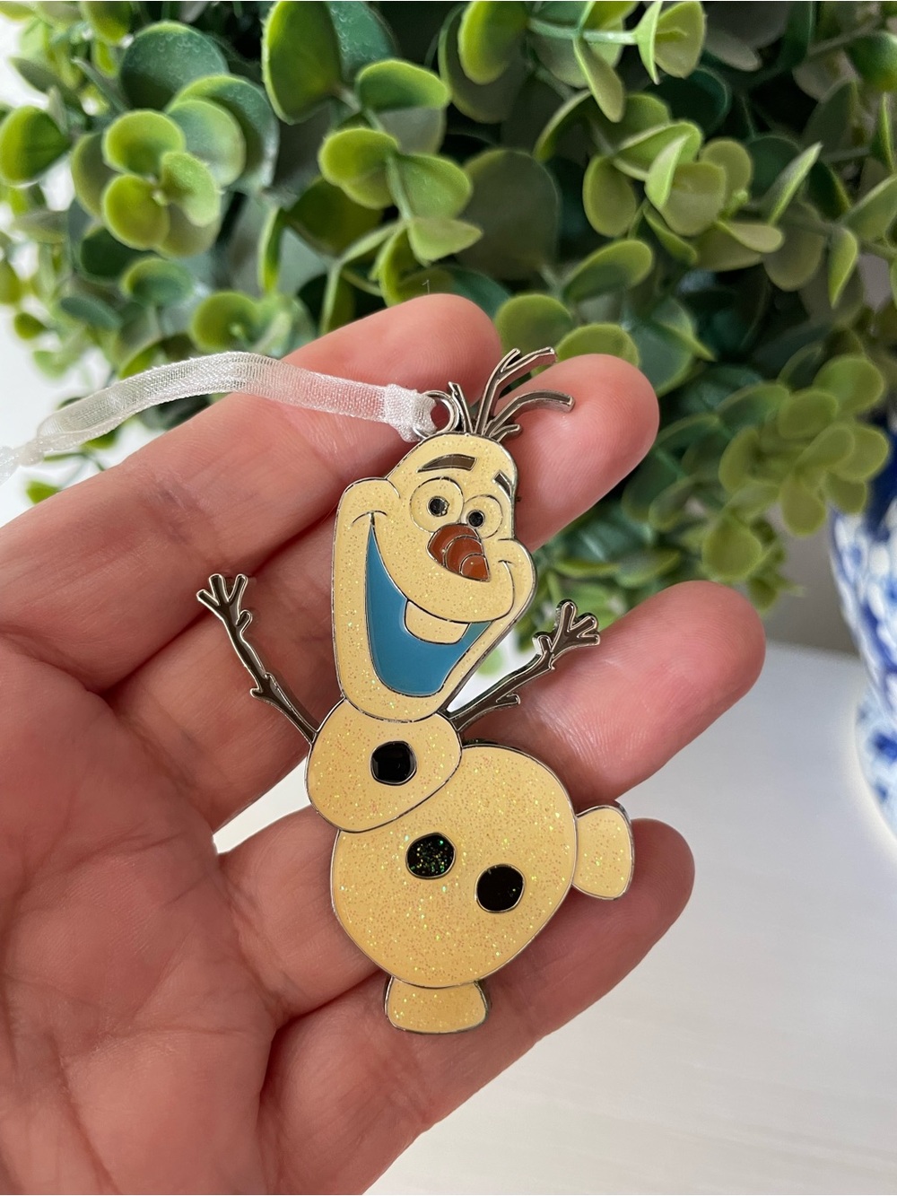 Disney Frozen OLAF flat metal holiday Christmas ornament from Hallmark